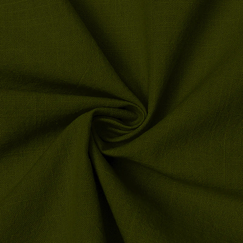 MEN’S CHINESE COLLAR SHIRT | FULL SLEEVE COTTON LINEN T-NECK SHIRT | Mehndi Green COLOR