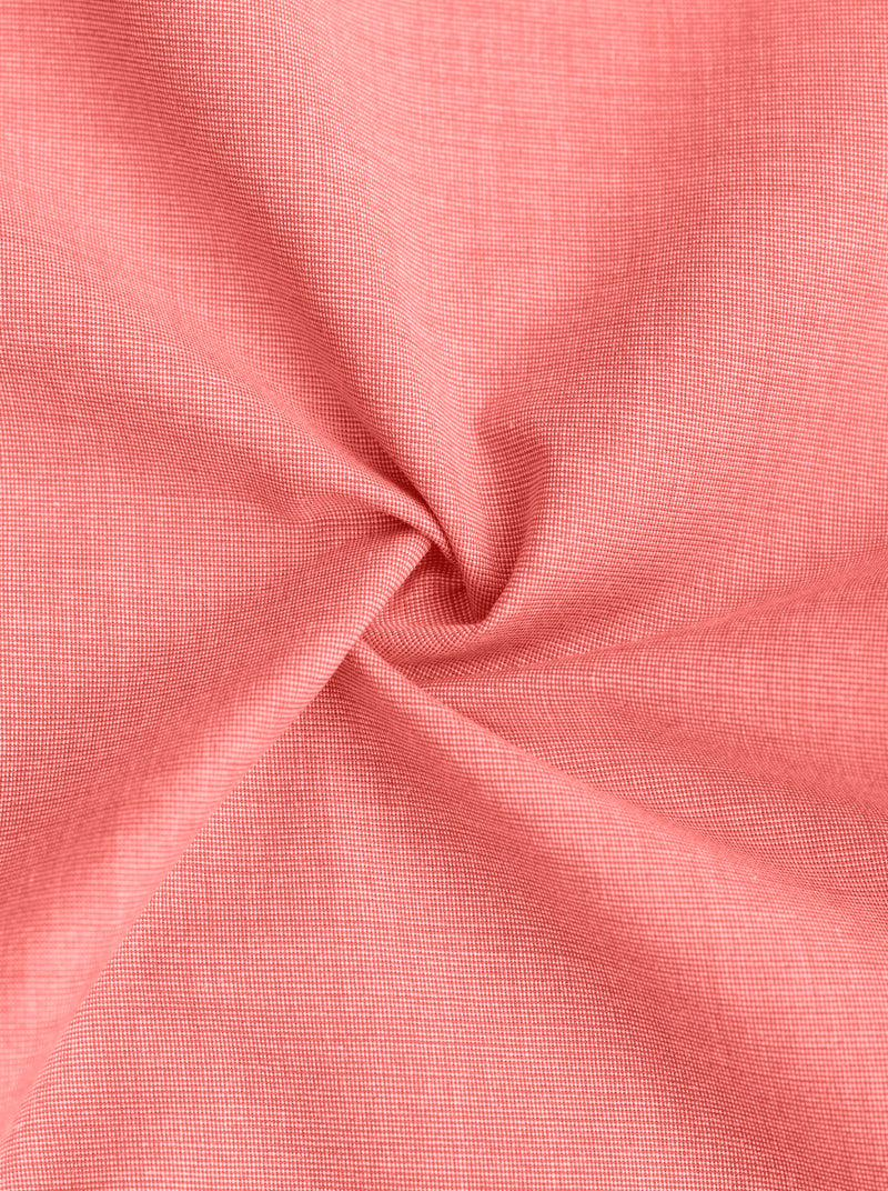 Filafil Fabric Regular Fit Single Pocket Formal Shirt Full Sleeve -Peach