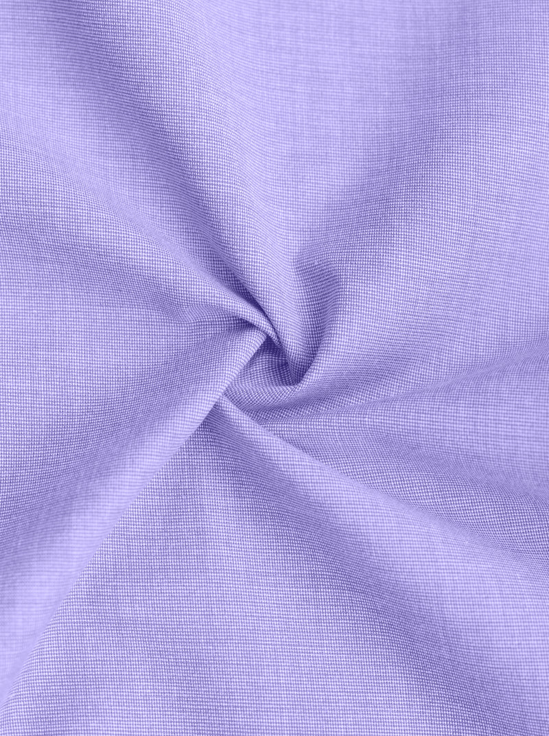 Filafil Fabric Regular Fit Single Pocket Formal Shirt Full Sleeve -Purple