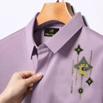 PARTY SHIRTS FOR MEN | PREMIUM SHIRTS | CLUB SHIRTS Deer Embroidery-Onion