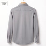 Deer Embroidery Party Shirts | Club Wear | Light Grey