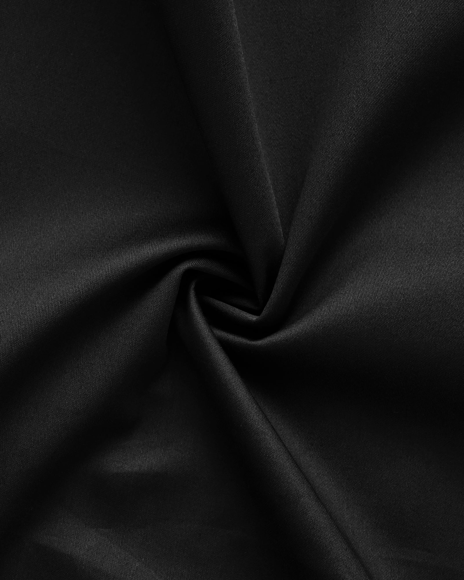 PLATINUM COTTON SATIN FORMAL SHIRT FOR MEN (Single Pocket)-Black