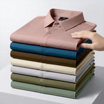 Japanese Lycra Stretch Formal Shirt for Men | Peach