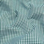 Men's Cotton Check Shirt-Dark Green, Regular Fit, All-Day Comfort