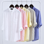 FINE LINEN SHIRTS FOR MEN (Full Sleeves)-Grey