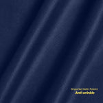 Men's Satin Lycra formal  Full Sleeve shirt Navy Blue