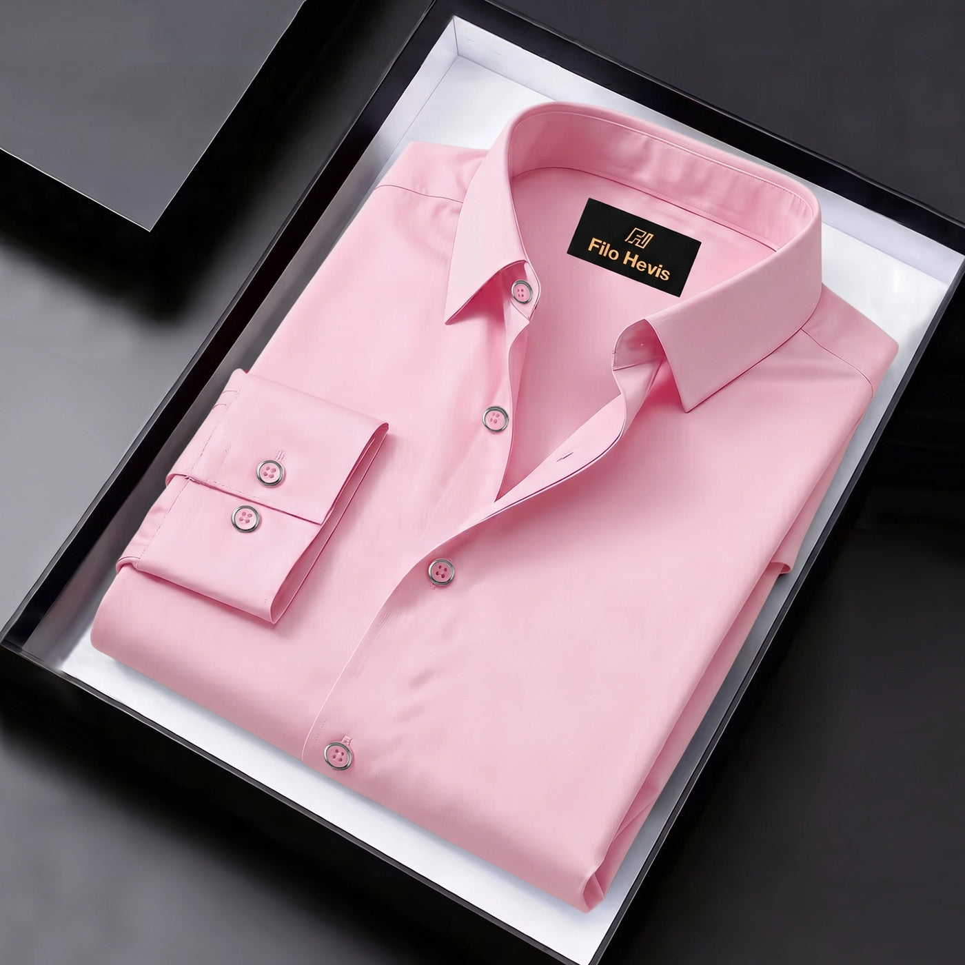 Men's Satin Lycra formal Full Sleeve Shirt Pink