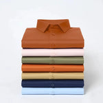 Men's Satin Lycra formal Full Sleeve Shirt Orange