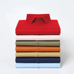 Men's Satin Lycra formal Full Sleeve Shirt Red