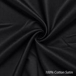 PLATINUM COTTON SATIN FORMAL SHIRT FOR MEN (Single Pocket)-Black
