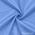 PLATINUM COTTON SATIN FORMAL SHIRT FOR MEN (Single Pocket)-Sky Blue