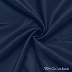 PLATINUM COTTON SATIN FORMAL SHIRT FOR MEN (Single Pocket)-Navy Blue