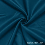 PLATINUM COTTON SATIN FORMAL SHIRT FOR MEN (Single Pocket)-Teal Blue
