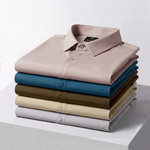 Japanese Lycra anti-wrinkle shirt | Party wear | Olive