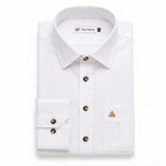 Men's Hunter shirt | Multi Pockets | Linen Texture | White