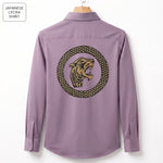 Front & Back Tiger Embroidery Party Shirts | Club Wear | Onion
