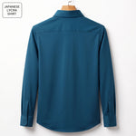 Flower Embroidery Party Shirts | Club Wear | Teal-Blue