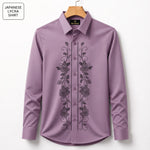 Flower Embroidery Party Shirts | Club Wear | Onion