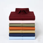 Men's Satin Lycra formal  Full Sleeve shirt Maroon