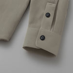 MEN’S CORDUROY SHIRT FOR WINTER STYLE | 21-WALES CORDUROY | DOUBLE POCKET | Grey