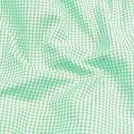 Men's Cotton Check Shirt-Light Green, Regular Fit