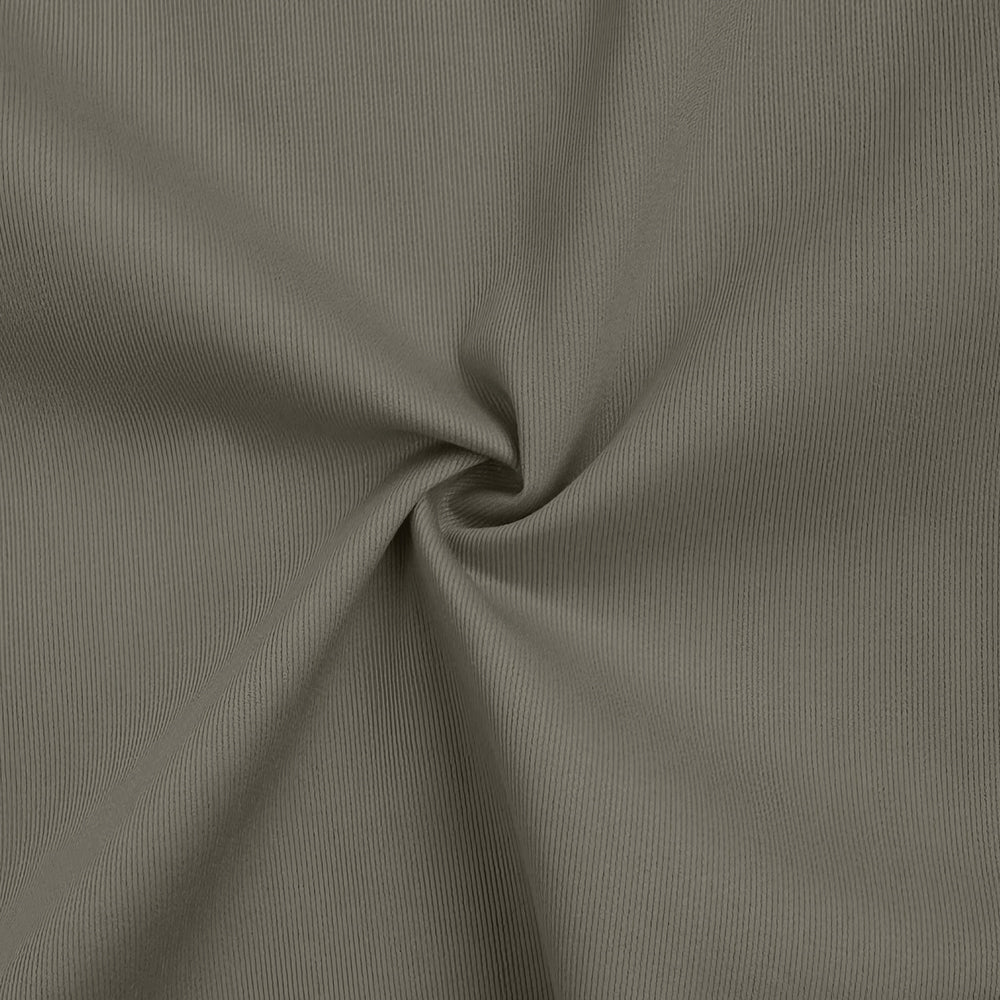 Fine-Ribbed Self-Structured Formal Shirt-MUD GREY