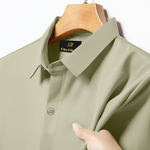 Japanese Lycra Stretch Formal Shirt for Men | Light-Greyish-Green