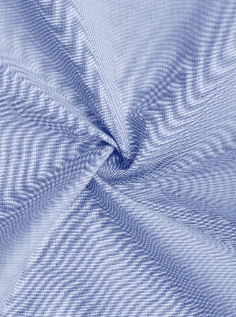 Filafil Fabric Regular Fit Single Pocket Formal Shirt Full Sleeve -Sky