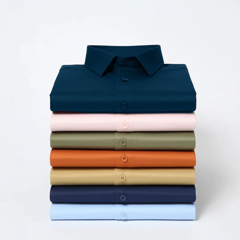 Men's Satin Lycra formal  Full Sleeve shirt Teal Blue