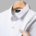 Japanese Lycra Stretch Formal Shirt for Men | White