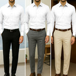 Filafil Fabric Regular Fit Single Pocket Formal Shirt Full Sleeve - White