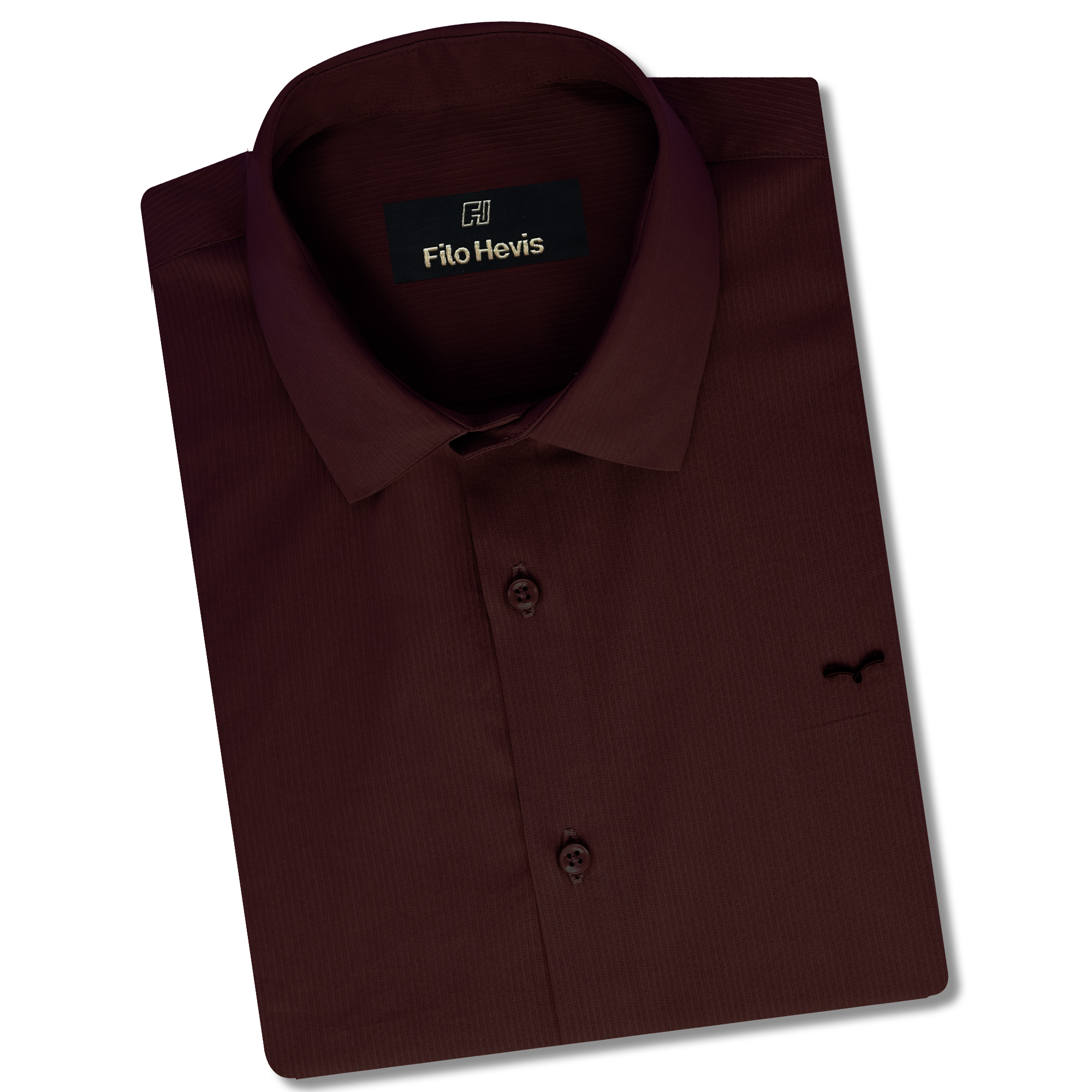 Premium SELF STRIPED SHIRTS FOR MEN - Textured Formal Shirts Collection | Professional Office Wear-Wine