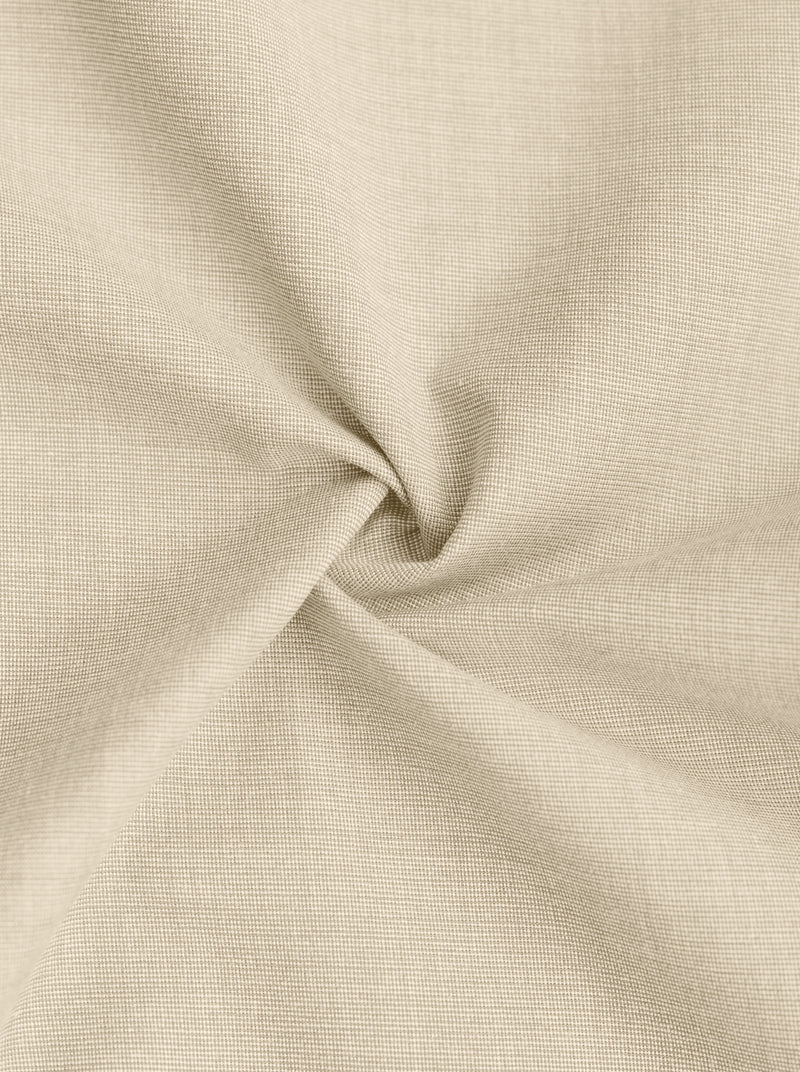 Filafil Fabric Regular Fit Single Pocket Formal Shirt Full Sleeve -Cream