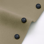 MEN’S CORDUROY SHIRT FOR WINTER STYLE | 21-WALES CORDUROY | DOUBLE POCKET | Cream