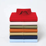 Men's Satin Lycra formal Full Sleeve Shirt Red