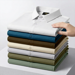 Japanese Lycra Stretch Formal Shirt for Men | White