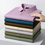 Japanese Lycra Stretch Formal Shirt for Men | Light Onion