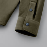 MEN’S CORDUROY SHIRT FOR WINTER STYLE | 21-WALES CORDUROY | DOUBLE POCKET | Mustard