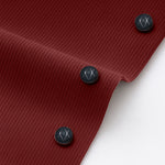 MEN’S CORDUROY SHIRT FOR WINTER STYLE | 21-WALES CORDUROY | DOUBLE POCKET | Red